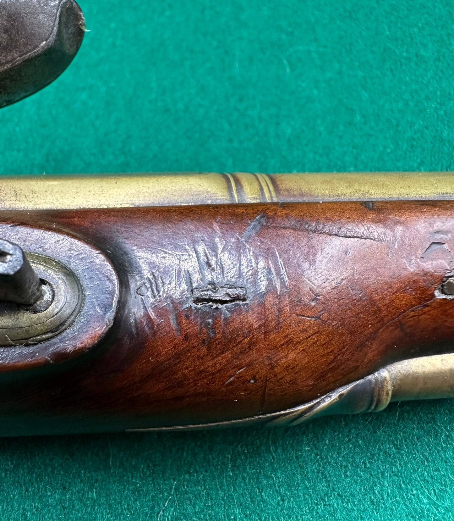 A beautiful Flintlock Holster/Coaching Pistol By Walls Of Stratford On Avon