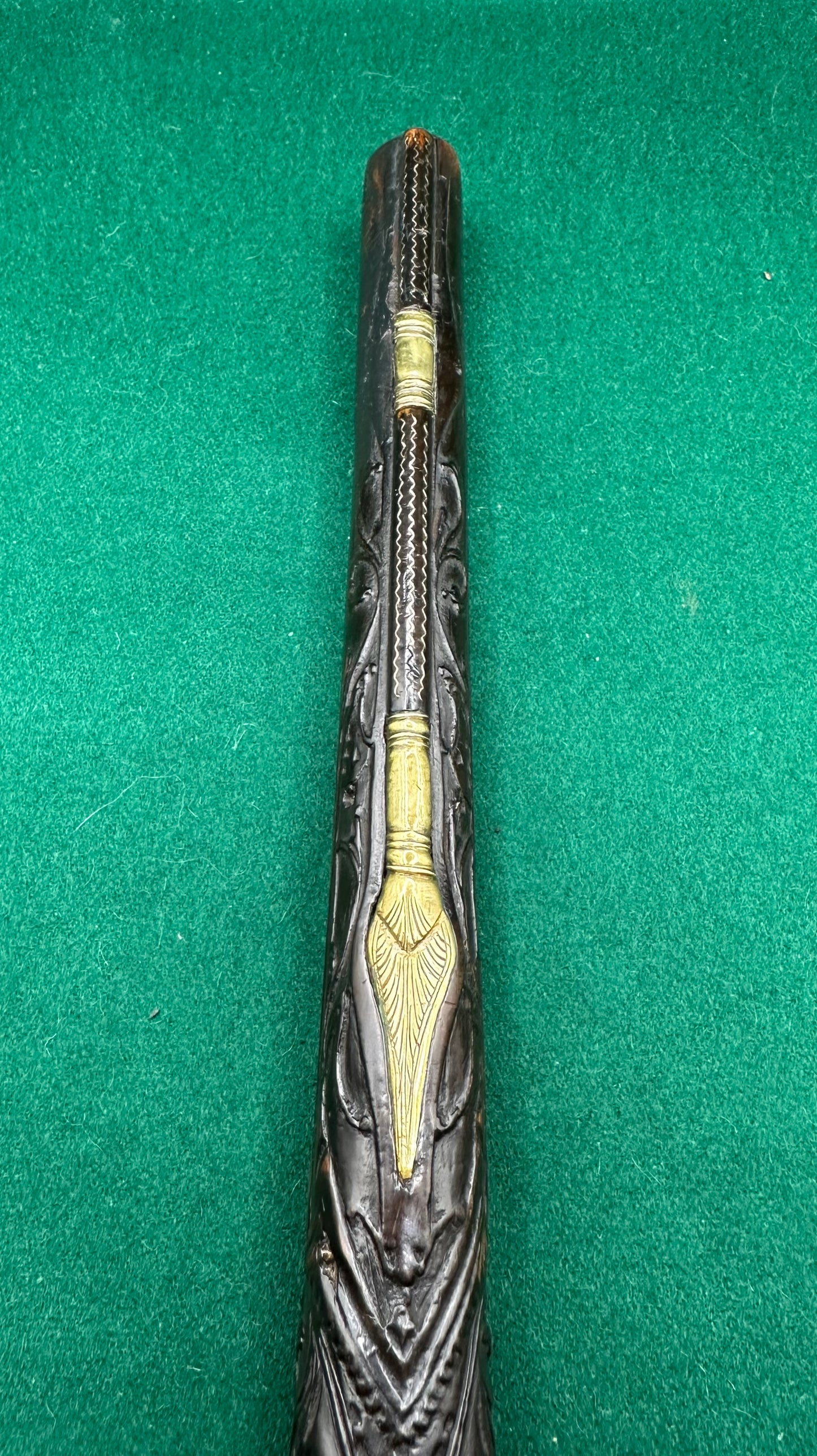 A Stunning Highly Decorated Long Barrelled Ottoman Flintlock Pistol