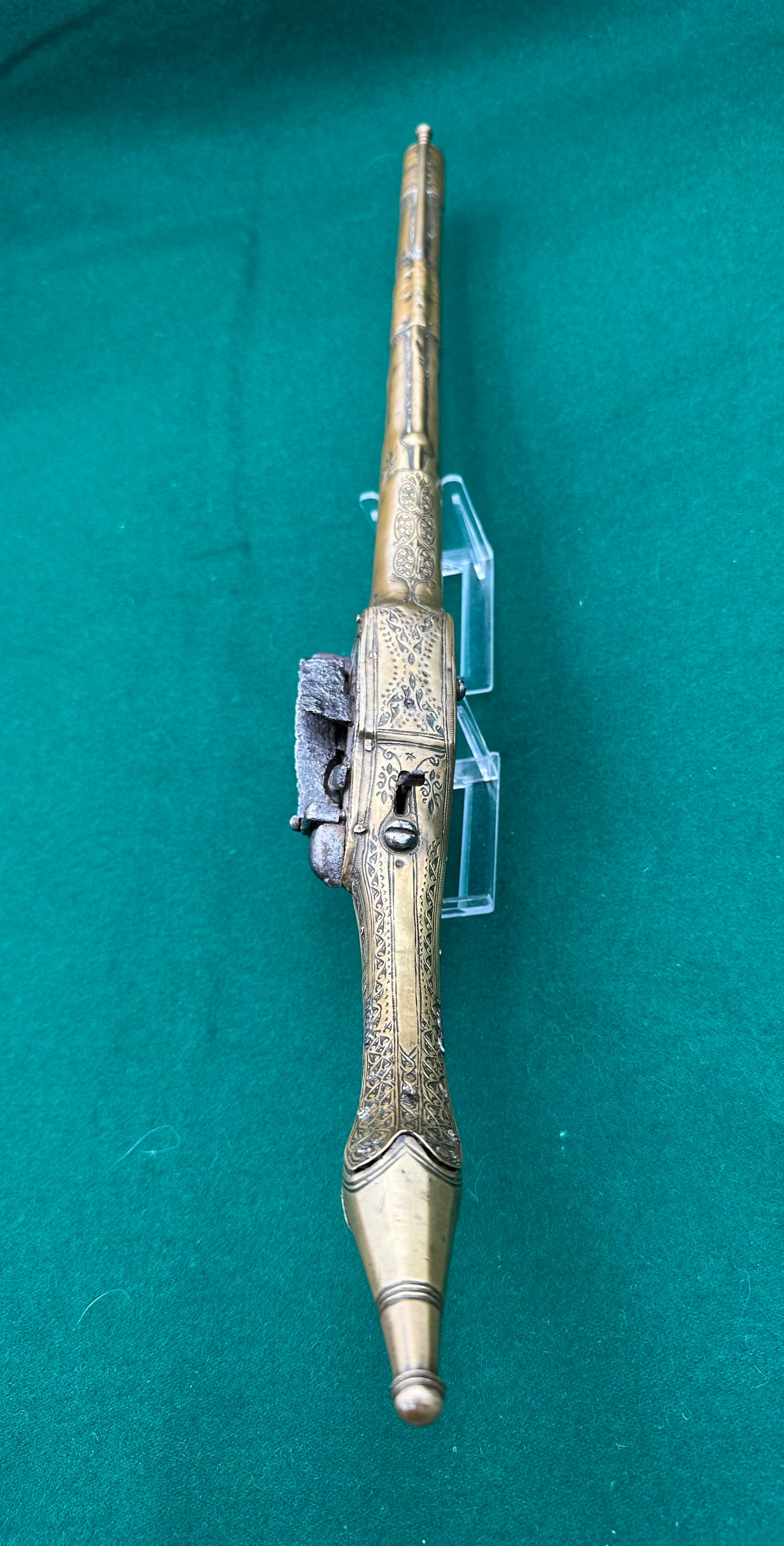 Long Barrelled Balkan "Rat Tail" Miquelet Pistol