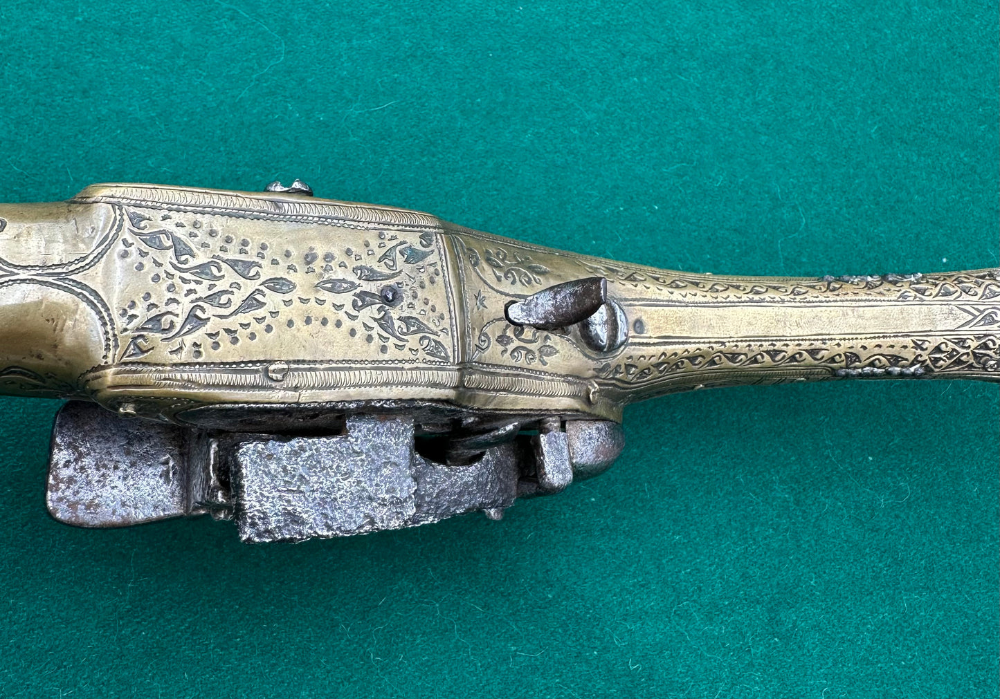 Long Barrelled Balkan "Rat Tail" Miquelet Pistol