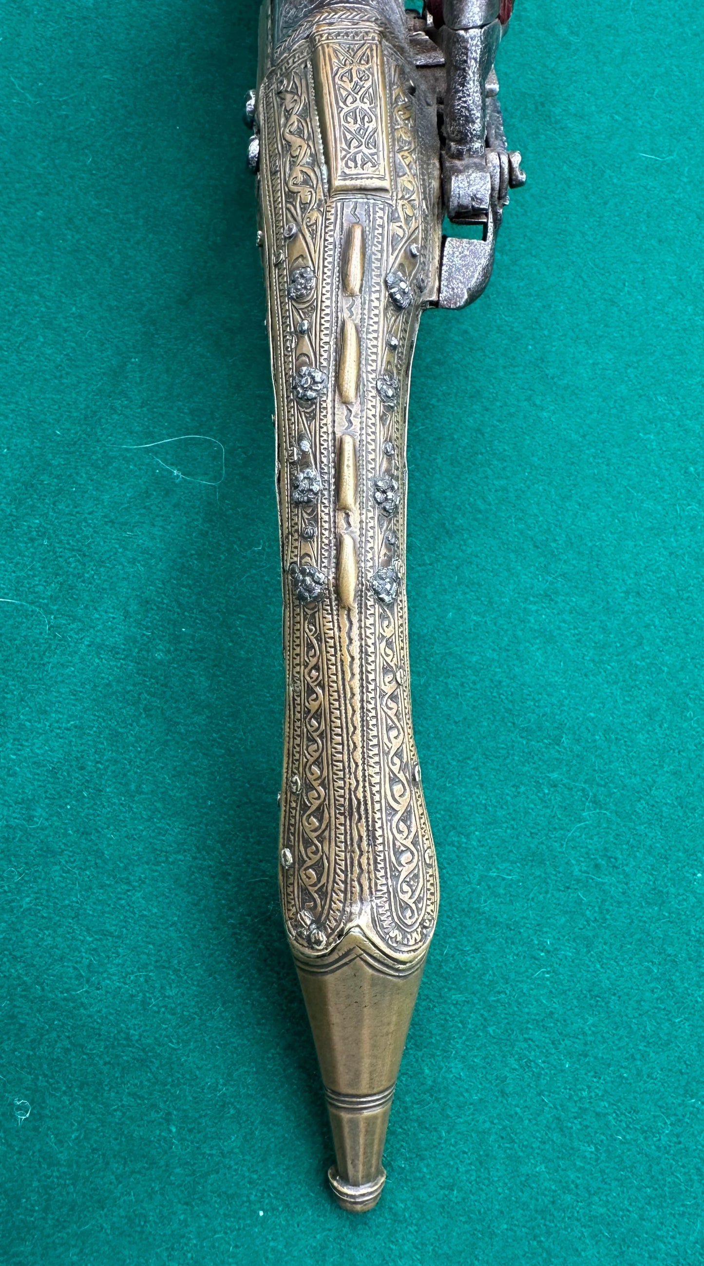 Long Barrelled Balkan "Rat Tail" Miquelet Pistol