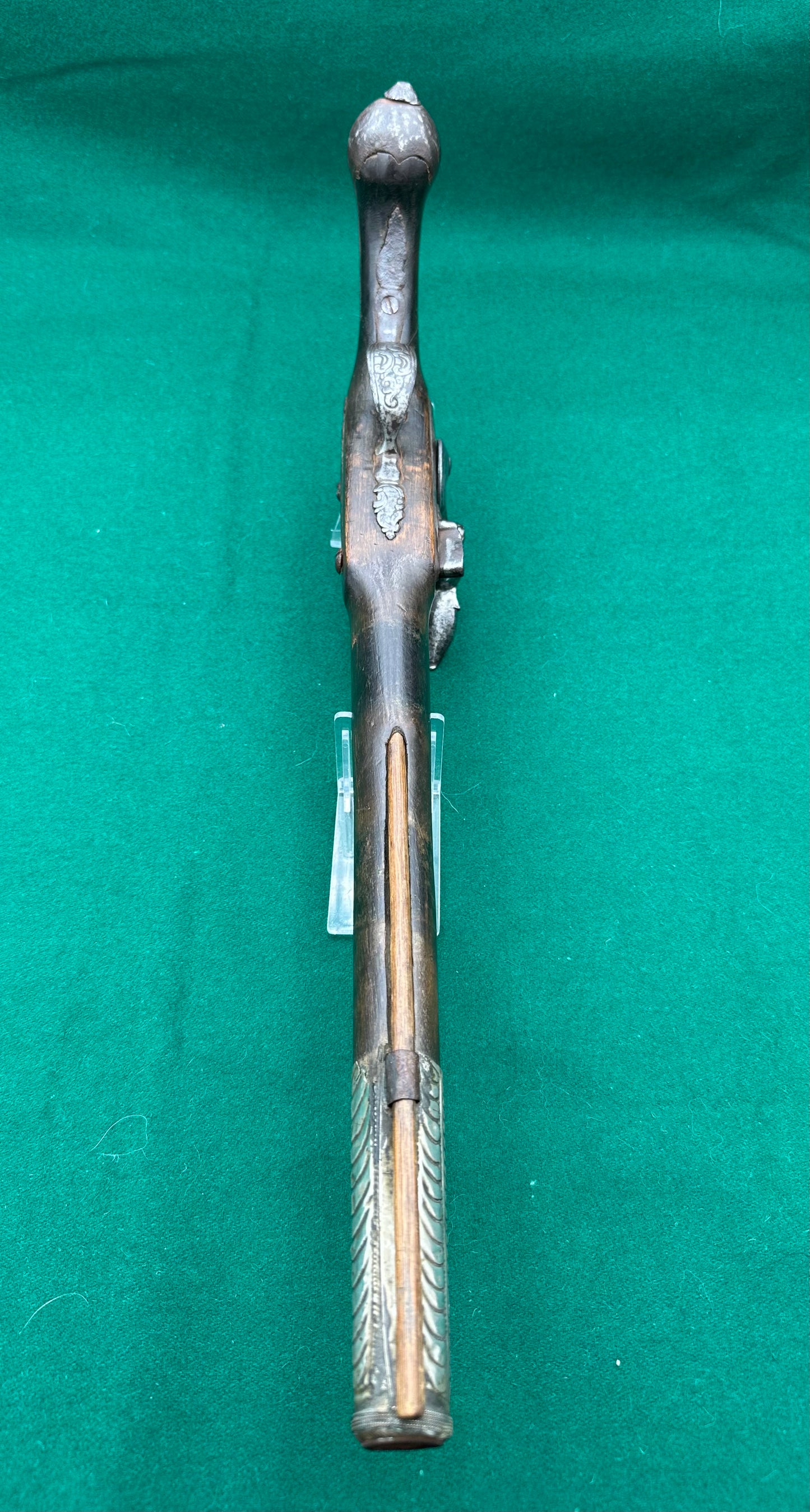 Ottoman Long Barrelled Flintlock Pistol