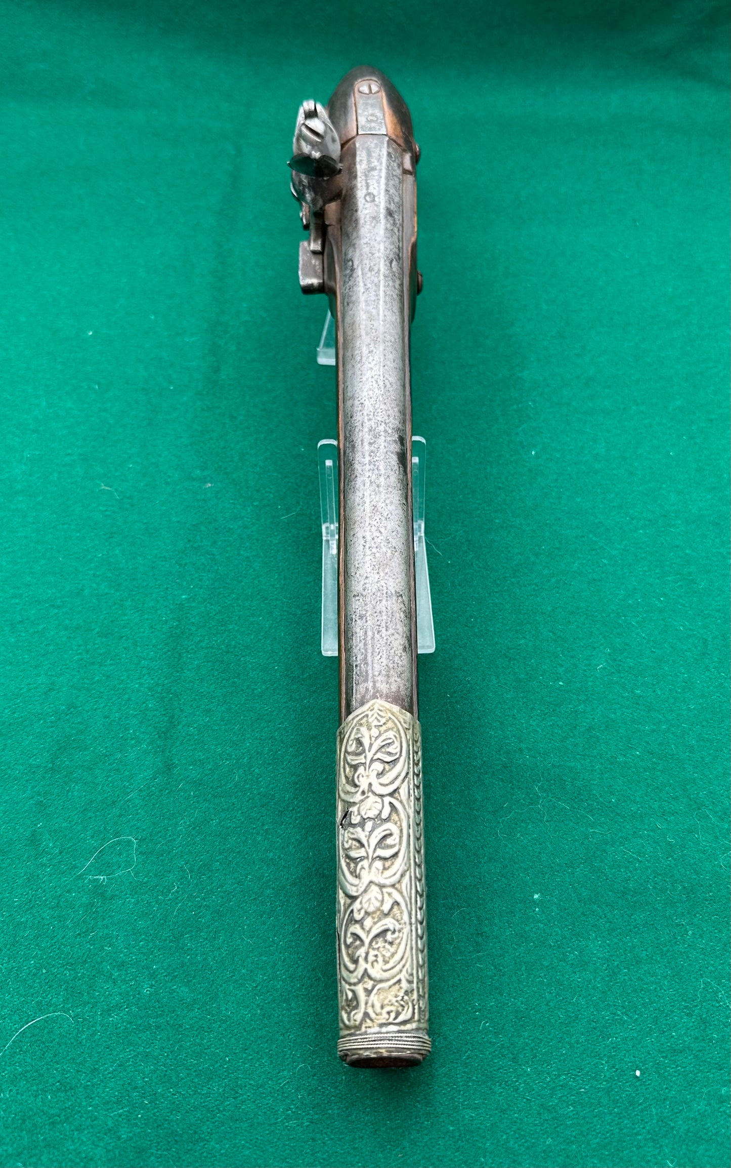 Ottoman Long Barrelled Flintlock Pistol