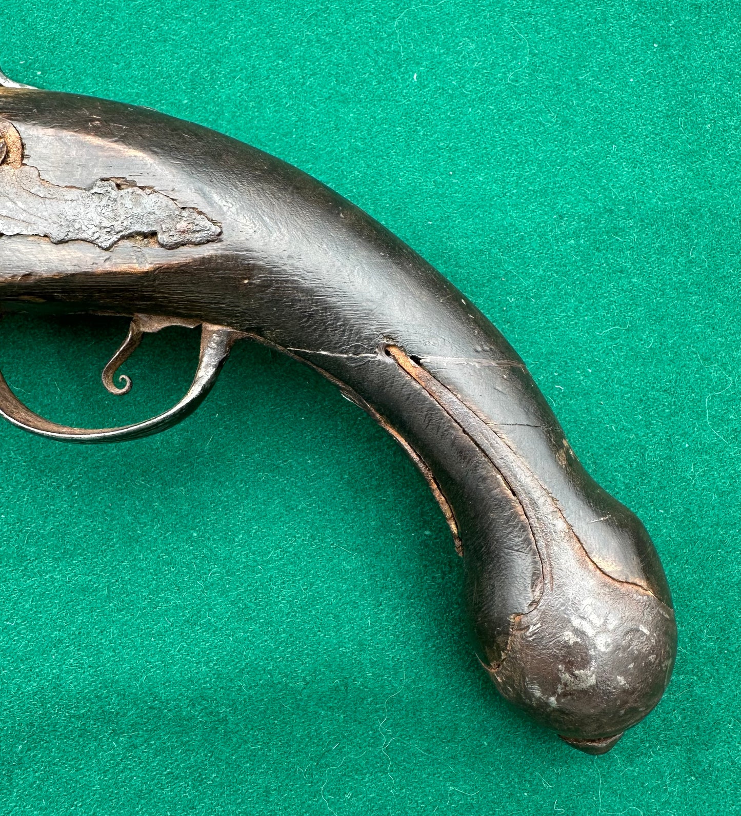 Ottoman Long Barrelled Flintlock Pistol
