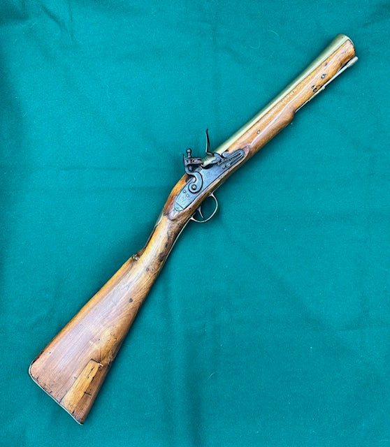Brass Barrelled English Flintlock Blunderbuss By Williams & Powell