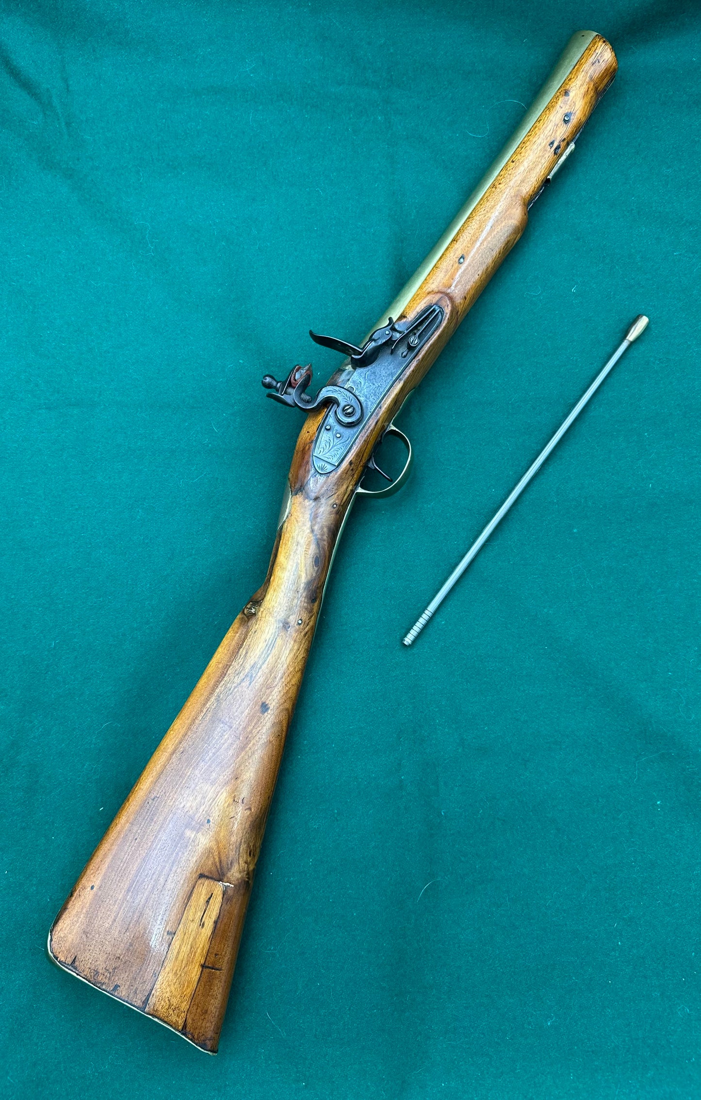 Brass Barrelled English Flintlock Blunderbuss By Williams & Powell