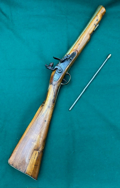 Brass Barrelled English Flintlock Blunderbuss By Williams & Powell