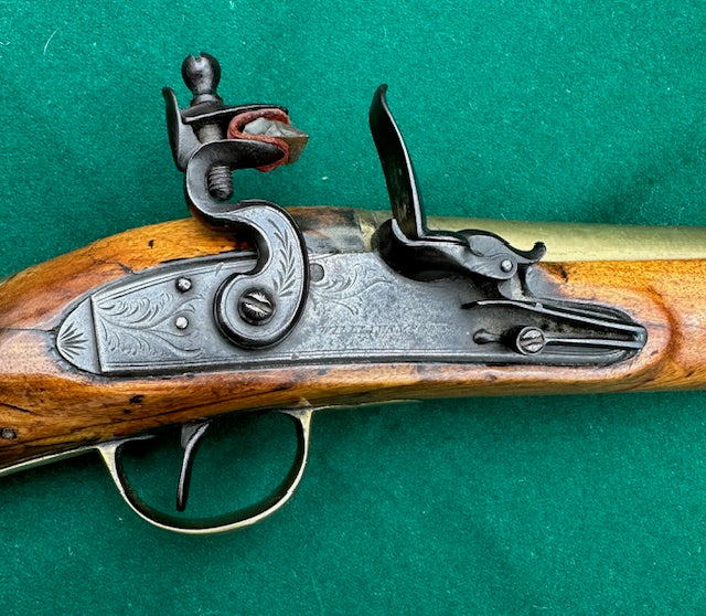 Brass Barrelled English Flintlock Blunderbuss By Williams & Powell