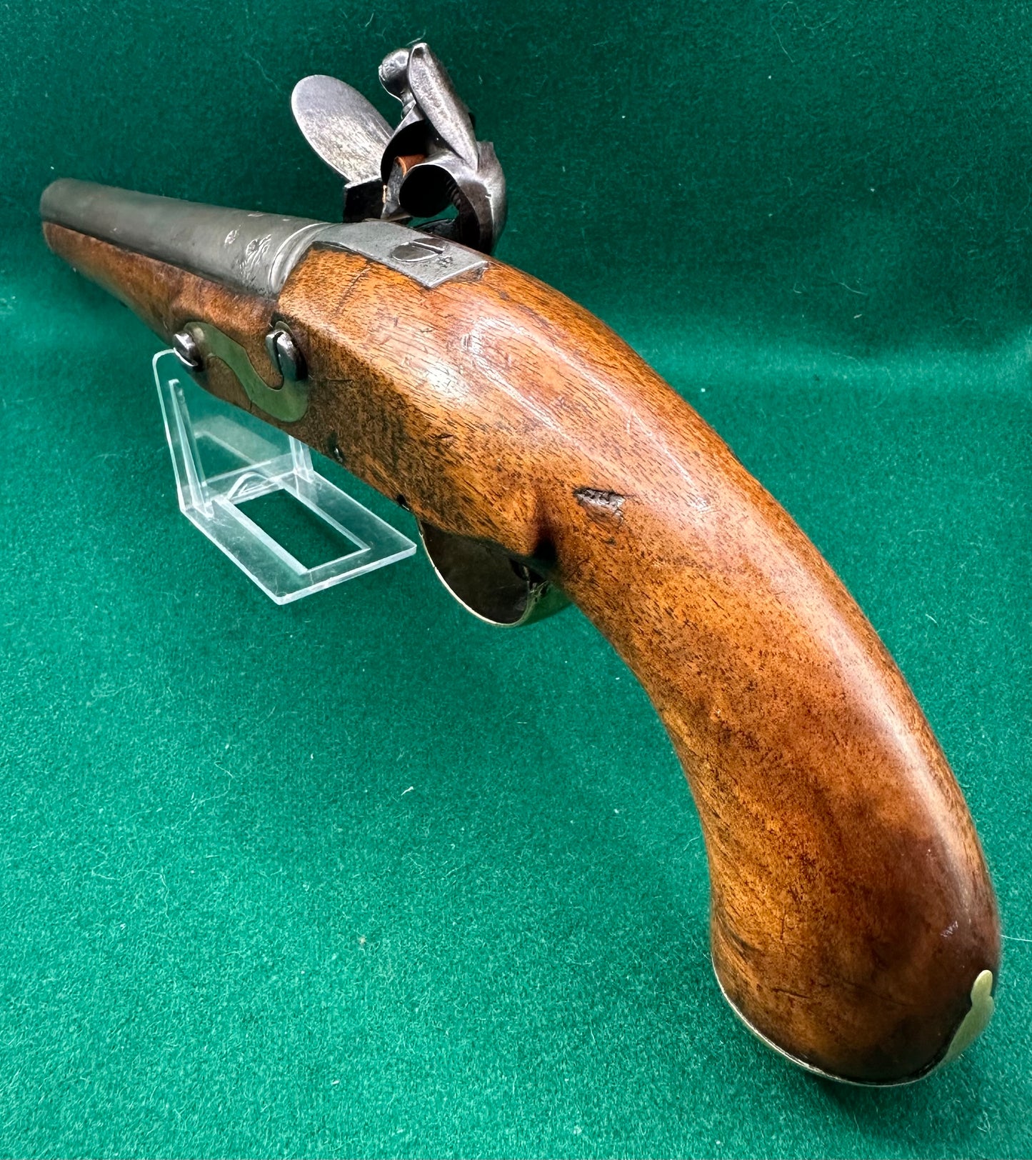 Rare Military Contract Flintlock Pistol By Wheeler
