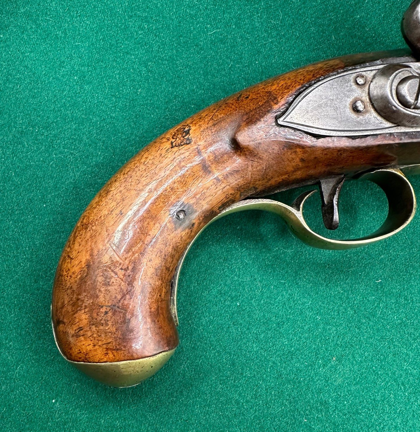 Rare Military Contract Flintlock Pistol By Wheeler