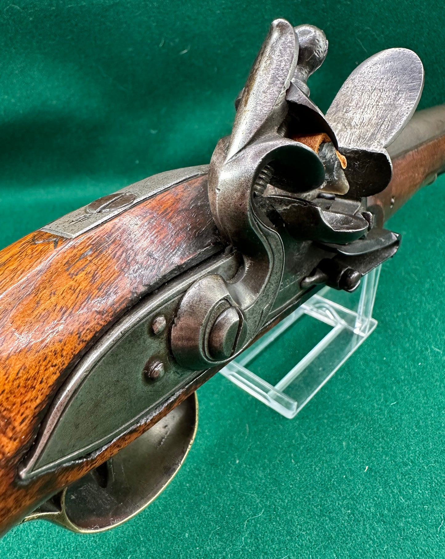 Rare Military Contract Flintlock Pistol By Wheeler