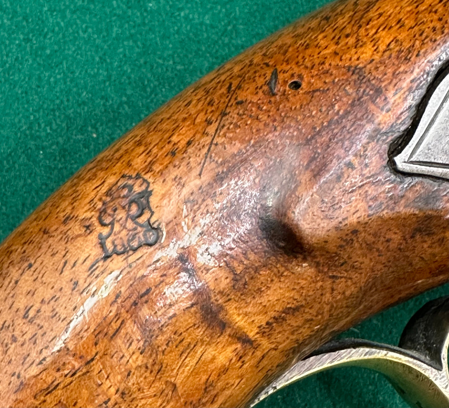 Rare Military Contract Flintlock Pistol By Wheeler