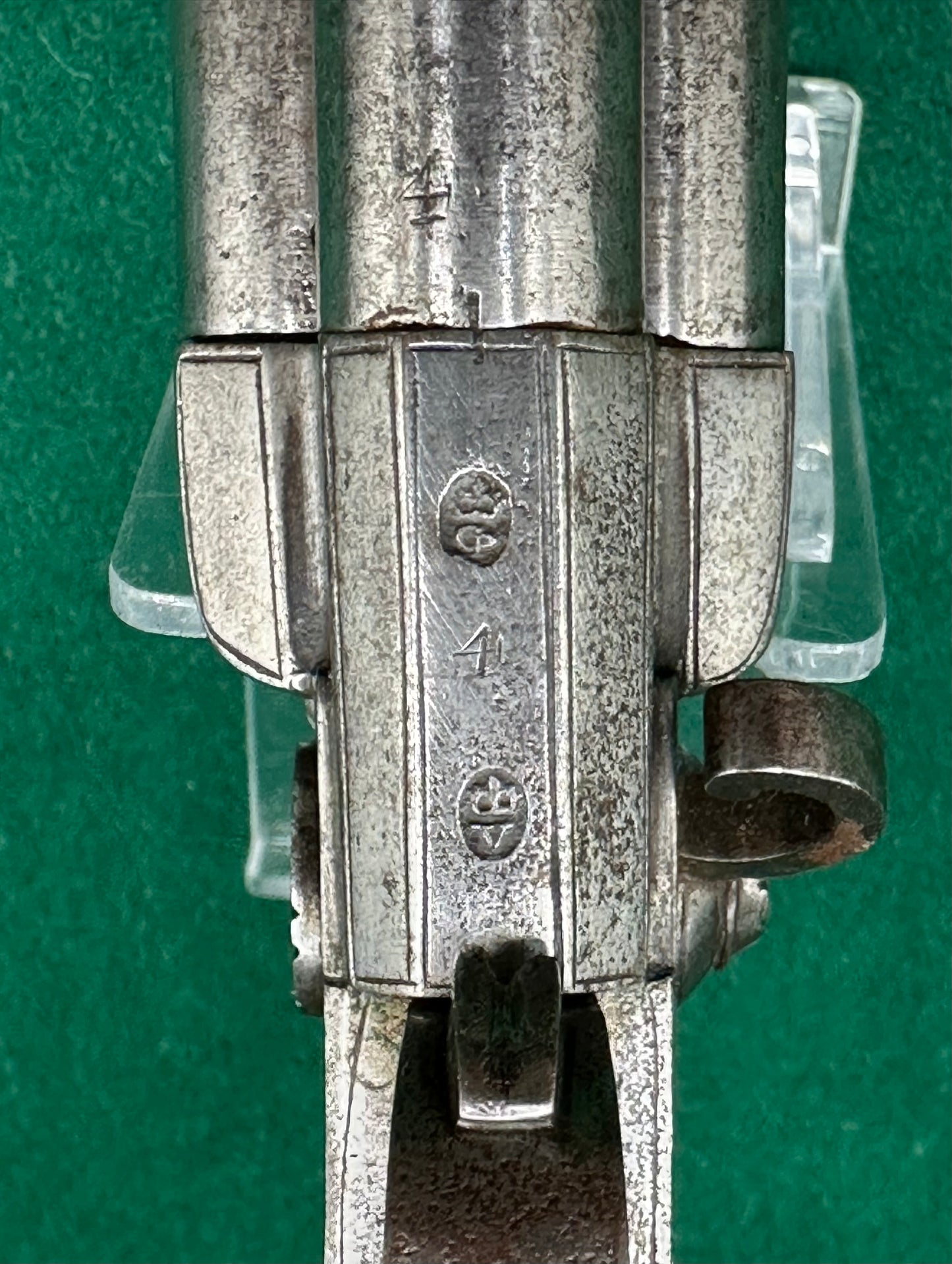 Rare Triple Barrelled Boxlock Flintlock Pistol With Underslung Spring Bayonet