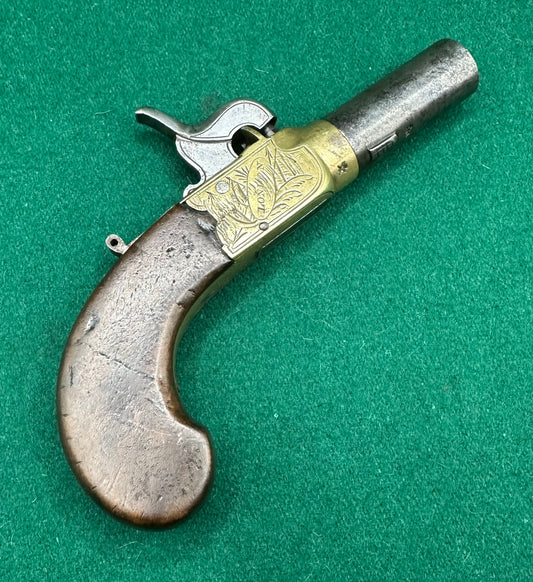 Converted Percussion Cap Pocket Pistol By Ketland & Co
