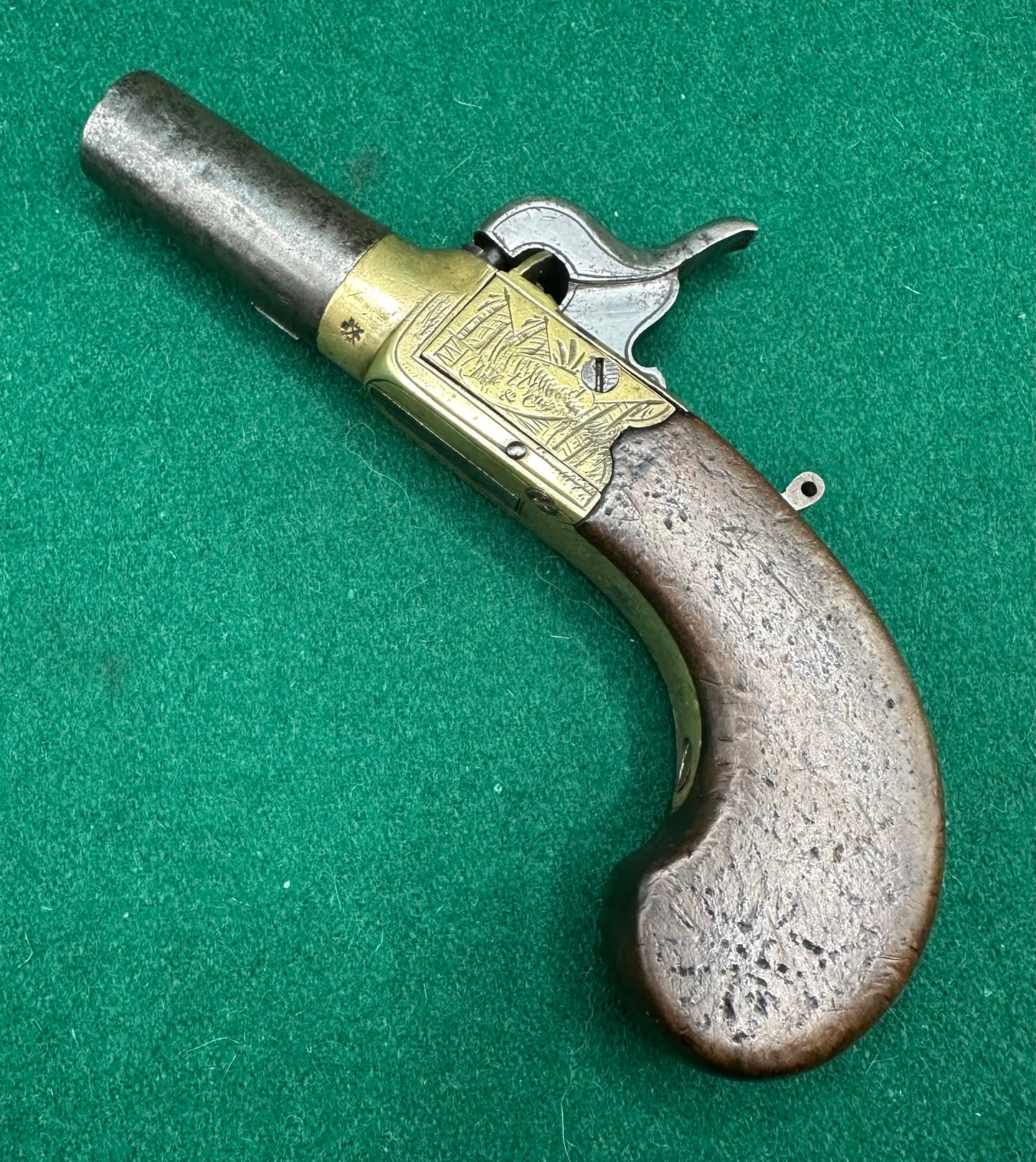 Converted Percussion Cap Pocket Pistol By Ketland & Co