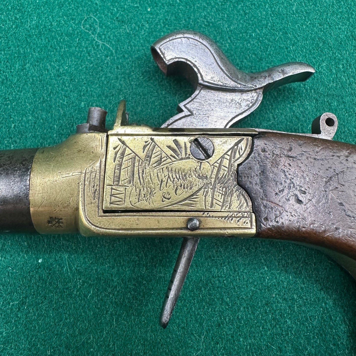 Converted Percussion Cap Pocket Pistol By Ketland & Co
