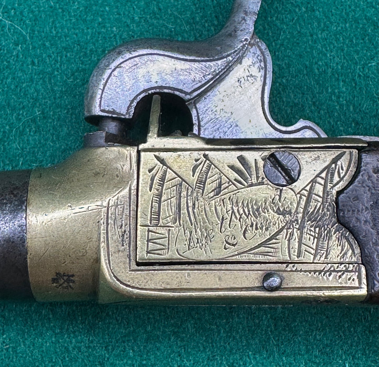 Converted Percussion Cap Pocket Pistol By Ketland & Co