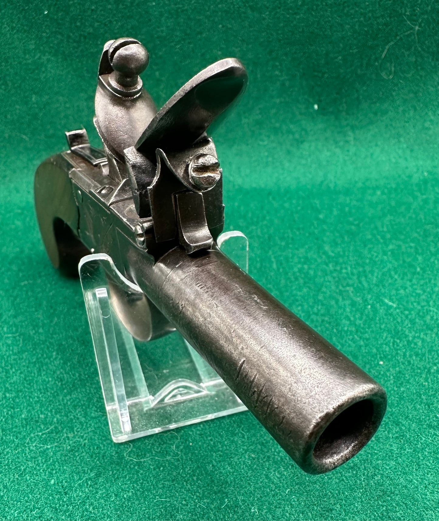 Flintlock Boxlock Pocket Pistol By Salmon & Co