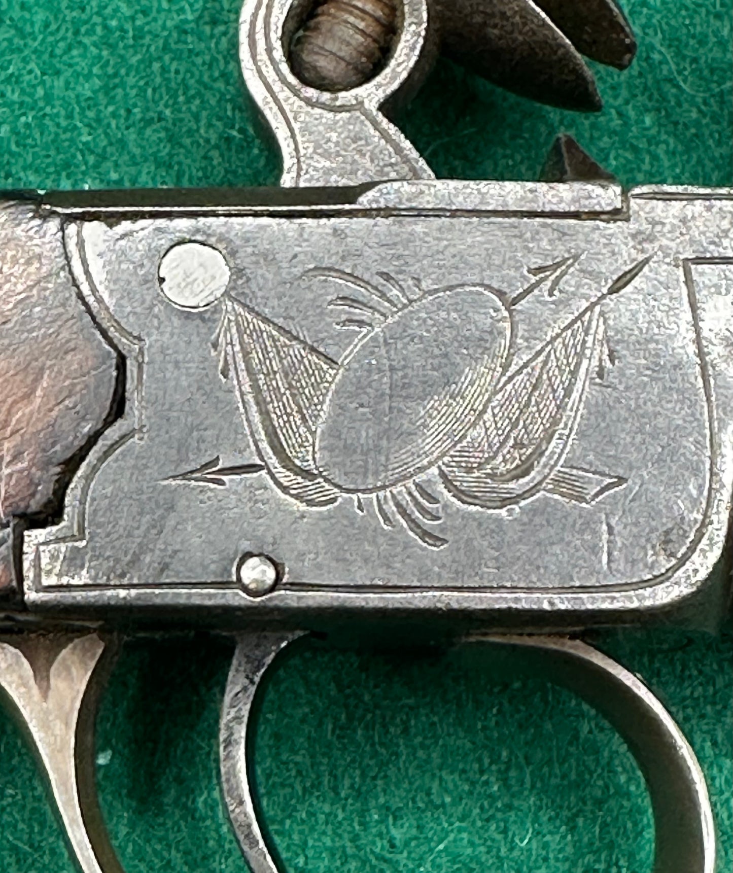 Flintlock Boxlock Pocket Pistol By Salmon & Co
