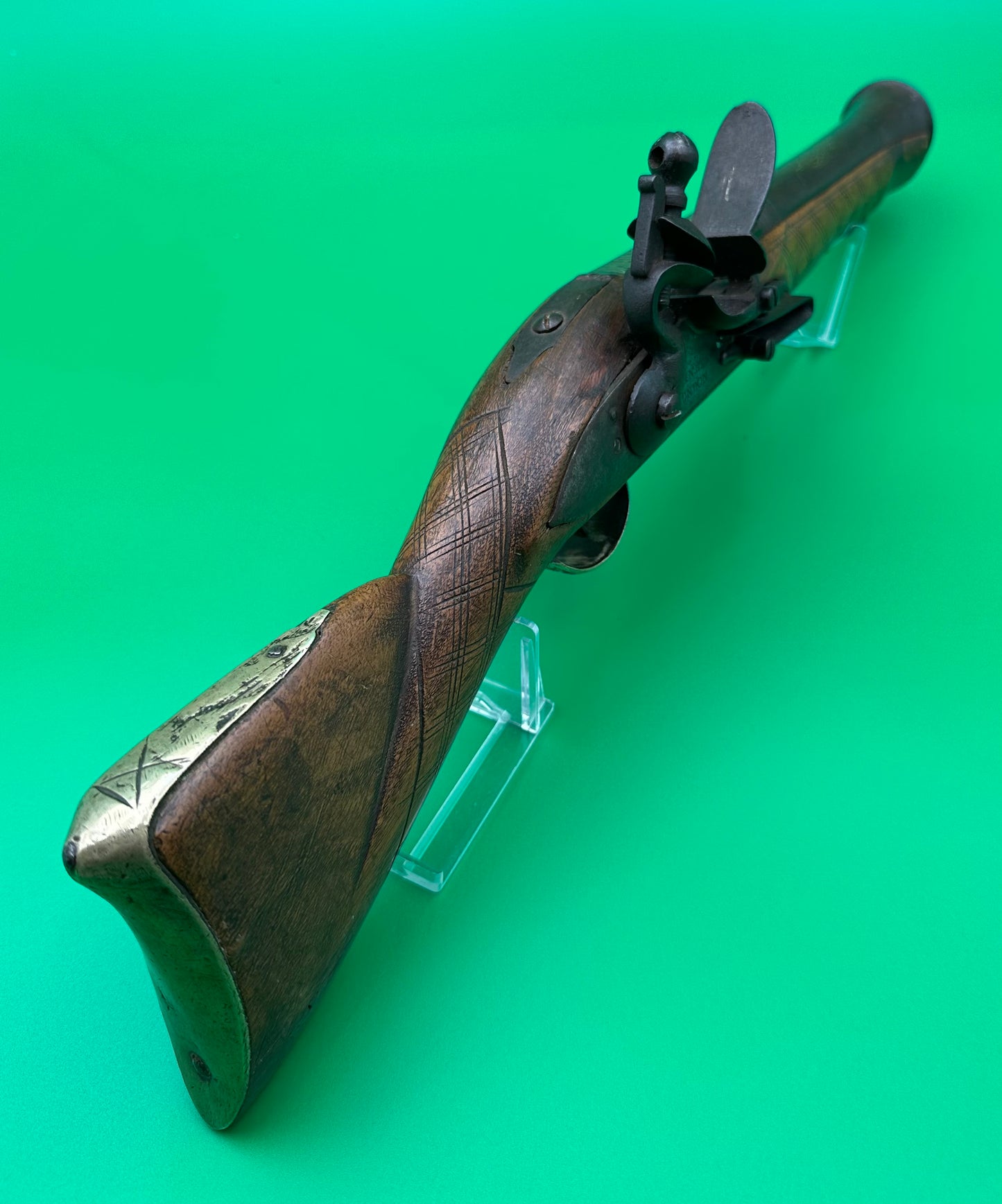 Lovely Ottoman/Indian Flintlock Knee Blunderbuss