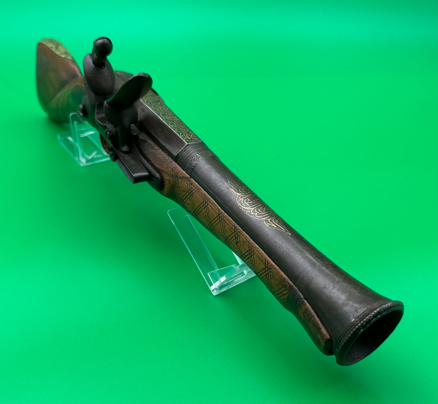 Lovely Ottoman/Indian Flintlock Knee Blunderbuss