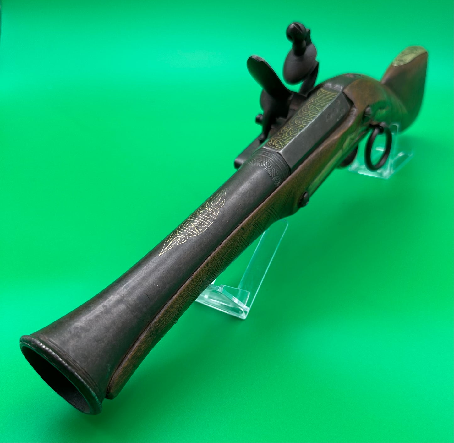 Lovely Ottoman/Indian Flintlock Knee Blunderbuss