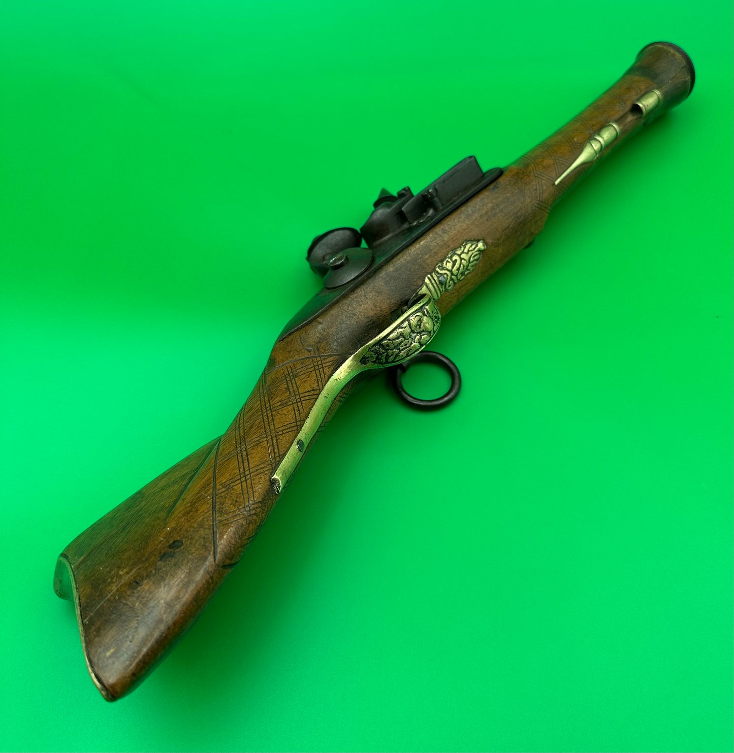 Lovely Ottoman/Indian Flintlock Knee Blunderbuss