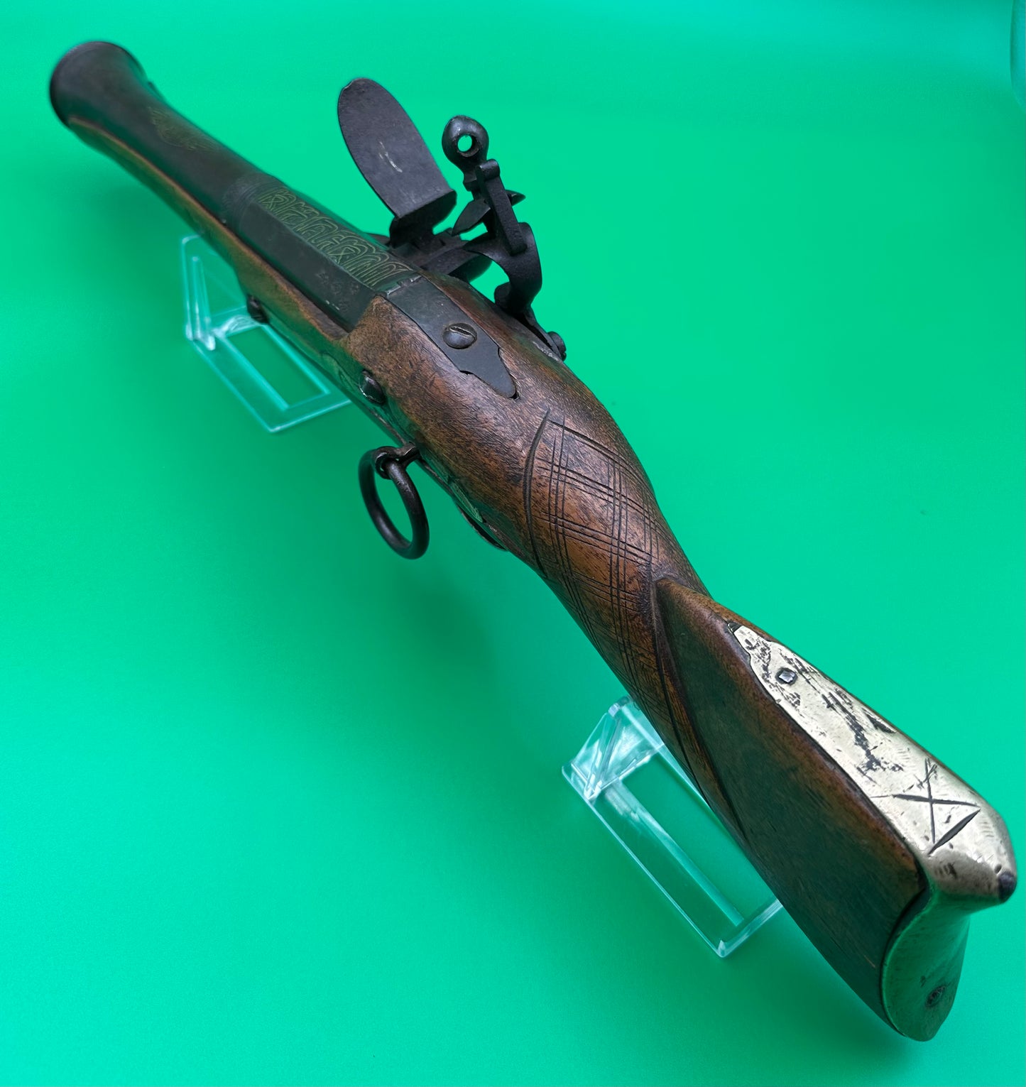 Lovely Ottoman/Indian Flintlock Knee Blunderbuss