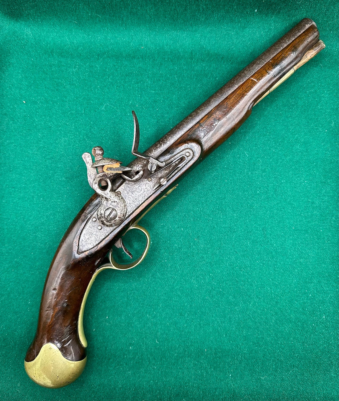 Short Sea Service 1801/16 Flintlock Pistol Signed Barnett