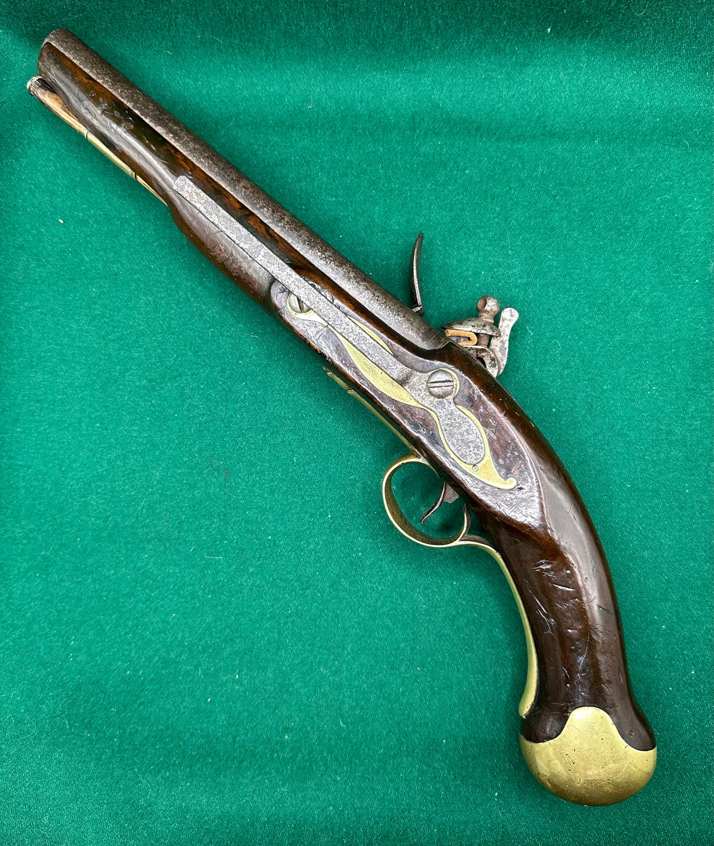 Short Sea Service 1801/16 Flintlock Pistol Signed Barnett