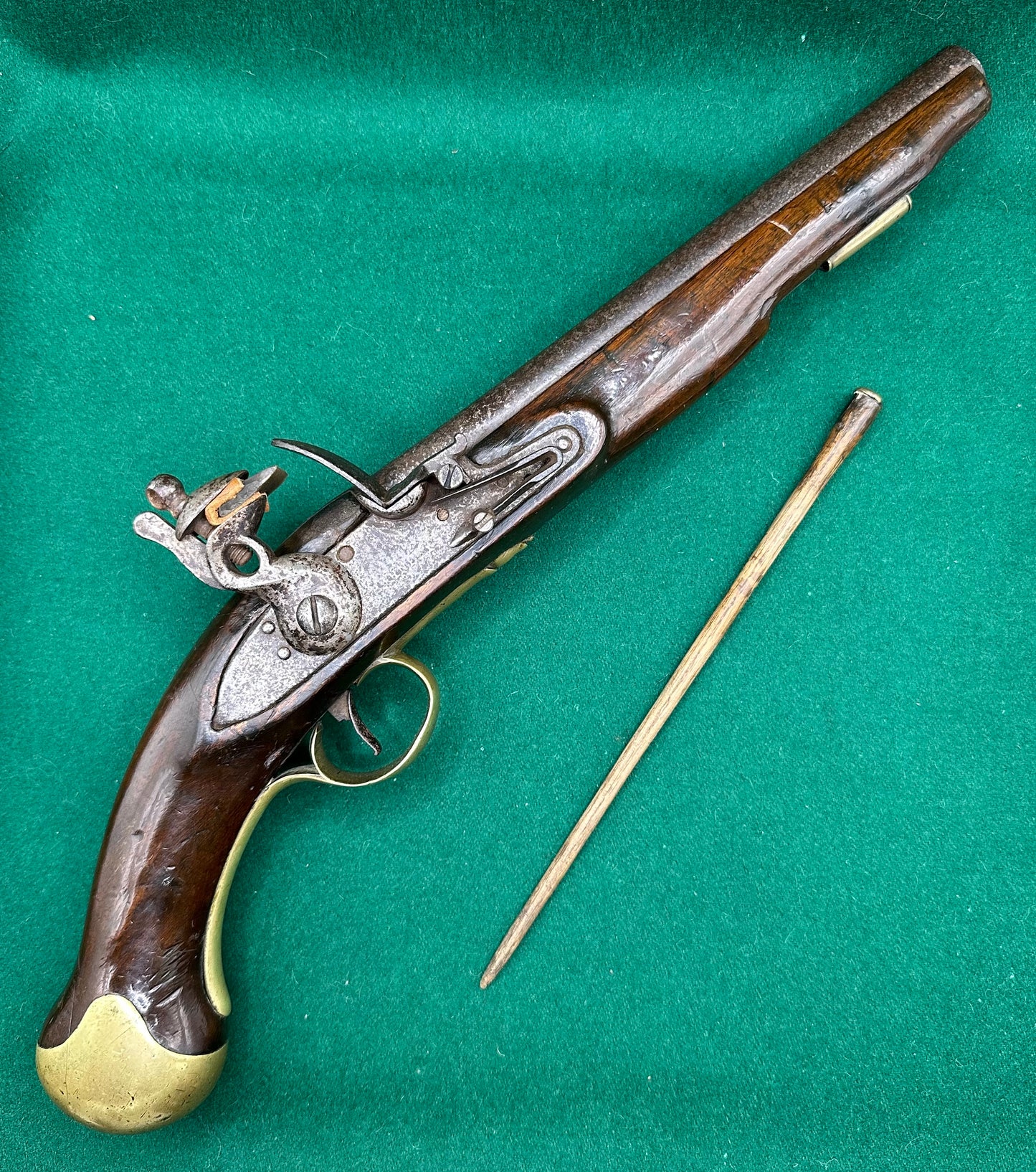 Short Sea Service 1801/16 Flintlock Pistol Signed Barnett