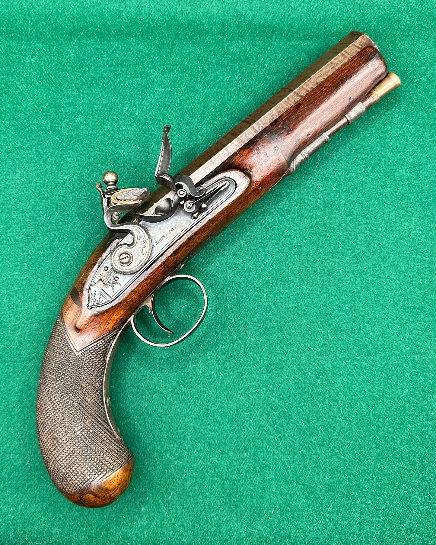Manstopper Flintlock Pistol By R Johnston