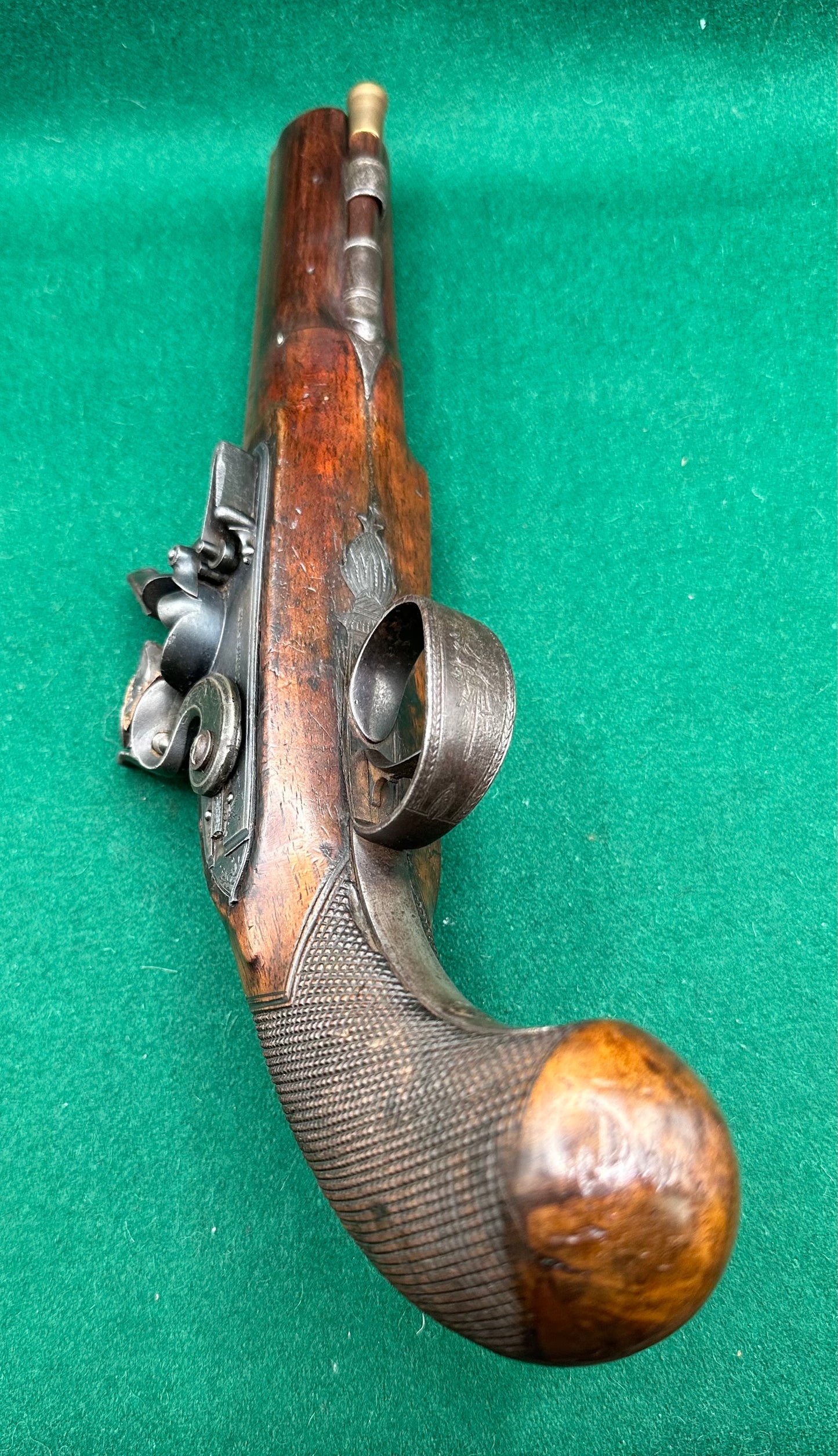 Manstopper Flintlock Pistol By R Johnston