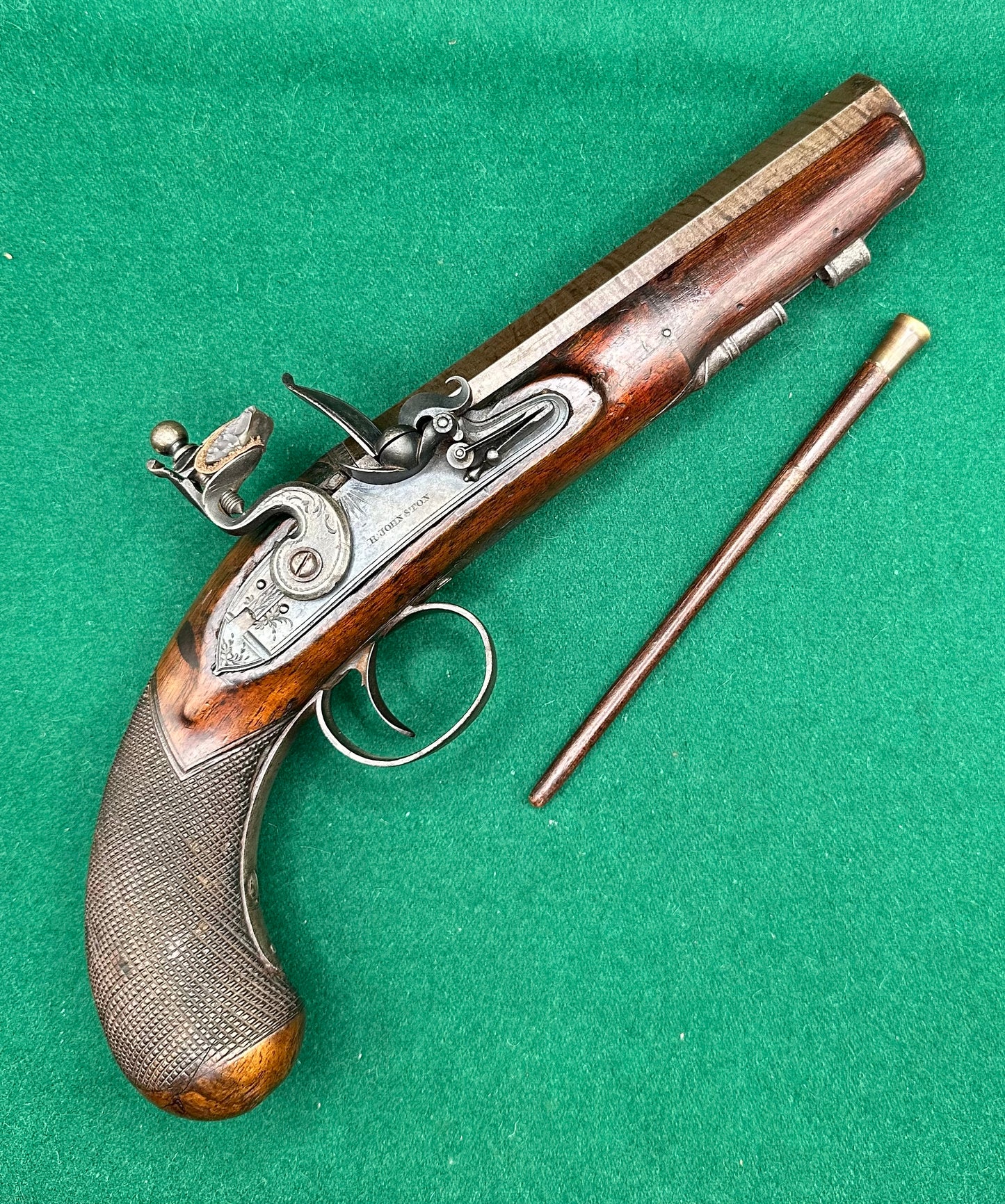 Manstopper Flintlock Pistol By R Johnston