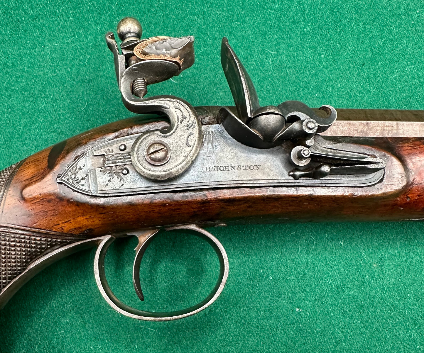 Manstopper Flintlock Pistol By R Johnston
