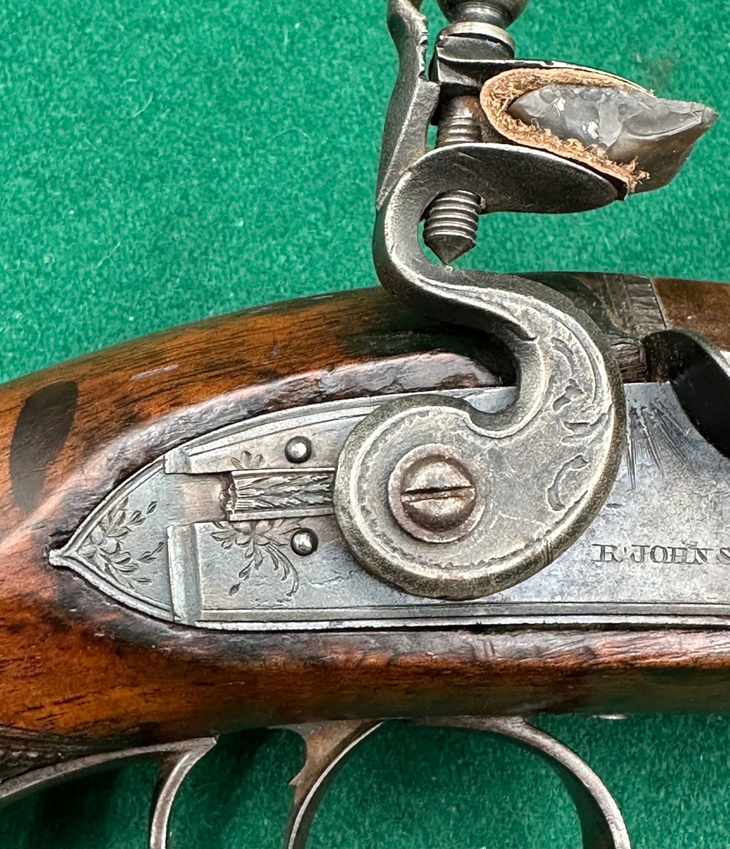 Manstopper Flintlock Pistol By R Johnston