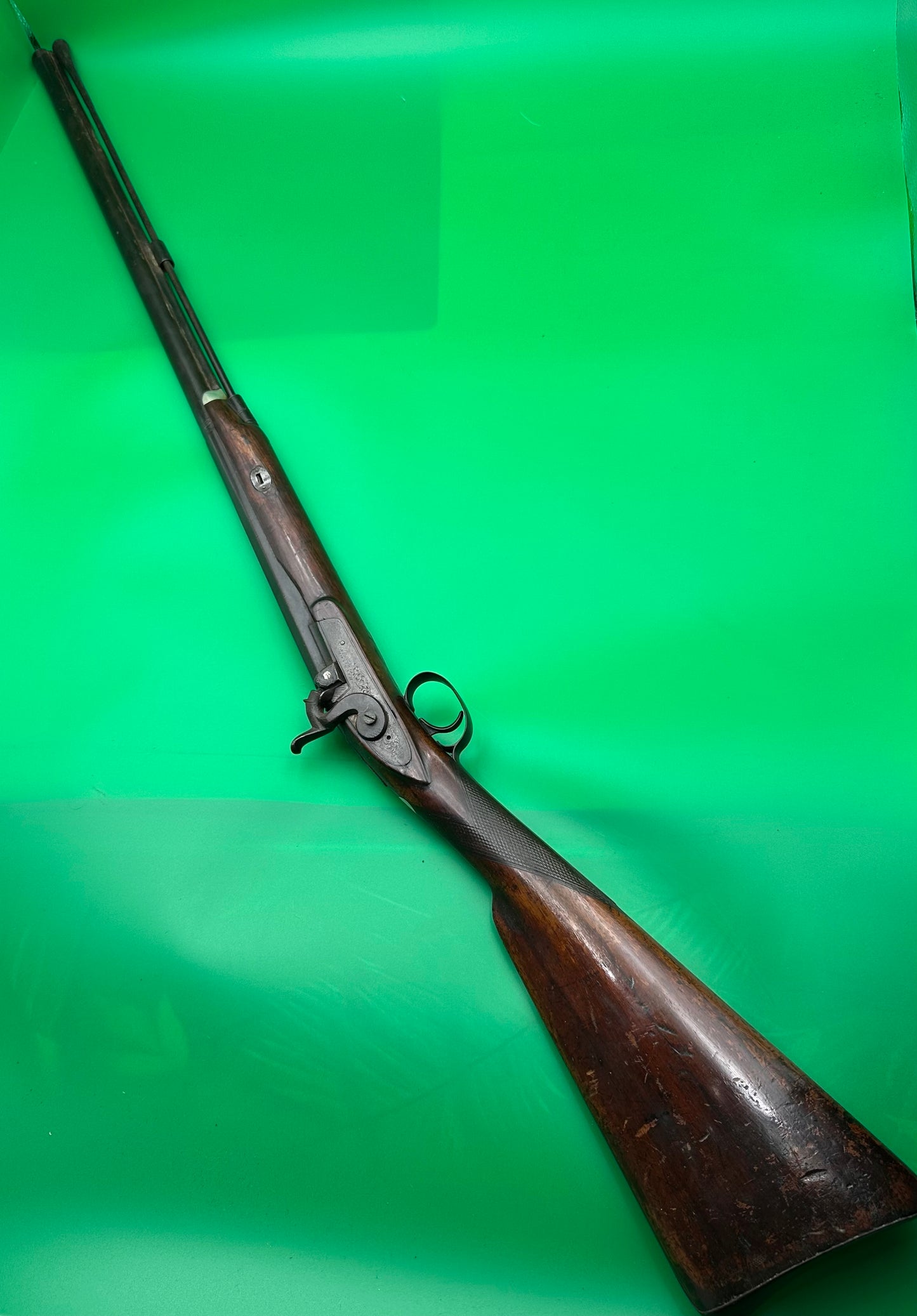 Half Stocked Percussion Cap Sporting Gun By Hayward & Son, Tewkesbury