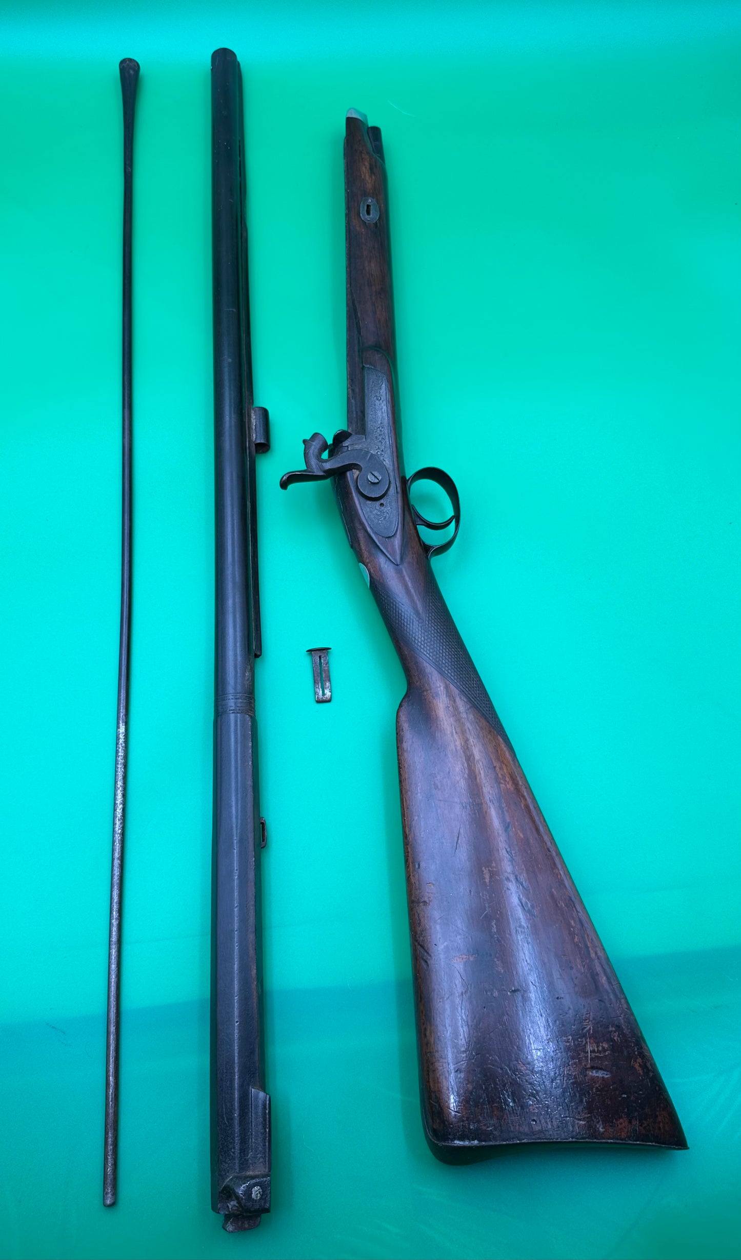 Half Stocked Percussion Cap Sporting Gun By Hayward & Son, Tewkesbury