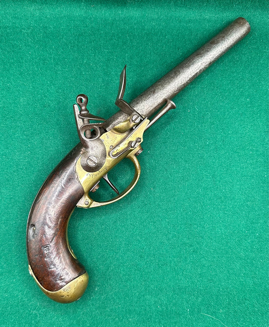 French M1777 Flintlock Cavalry Pistol From The Mauberge Arsenal
