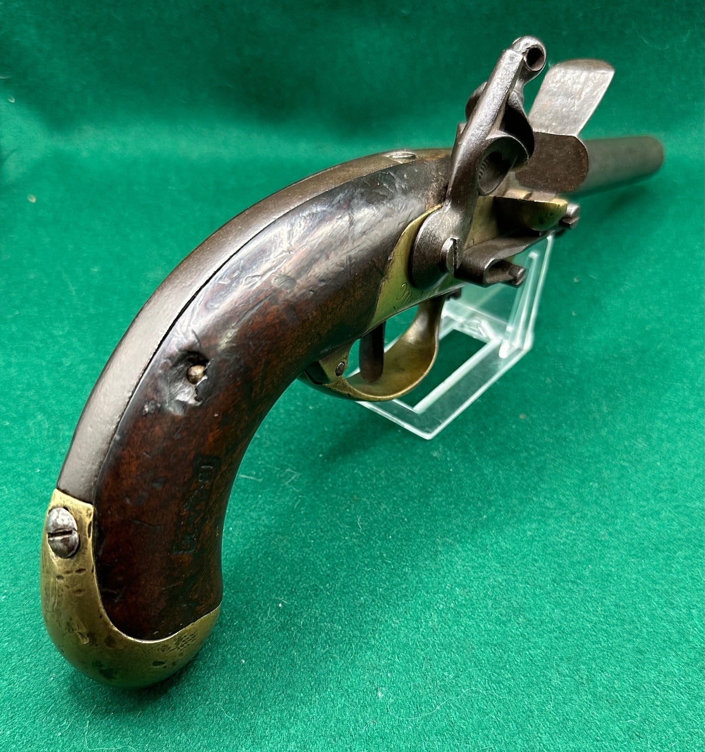 French M1777 Flintlock Cavalry Pistol From The Mauberge Arsenal