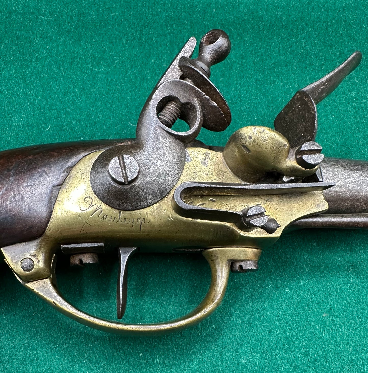 French M1777 Flintlock Cavalry Pistol From The Mauberge Arsenal