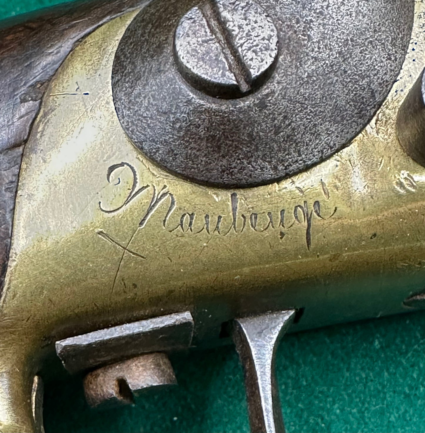 French M1777 Flintlock Cavalry Pistol From The Mauberge Arsenal
