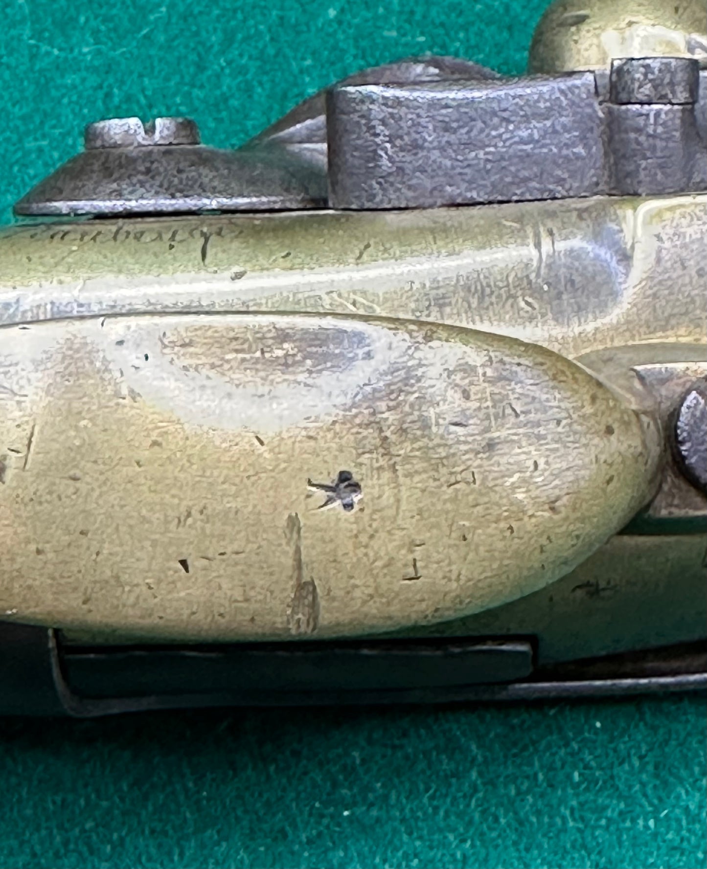 French M1777 Flintlock Cavalry Pistol From The Mauberge Arsenal