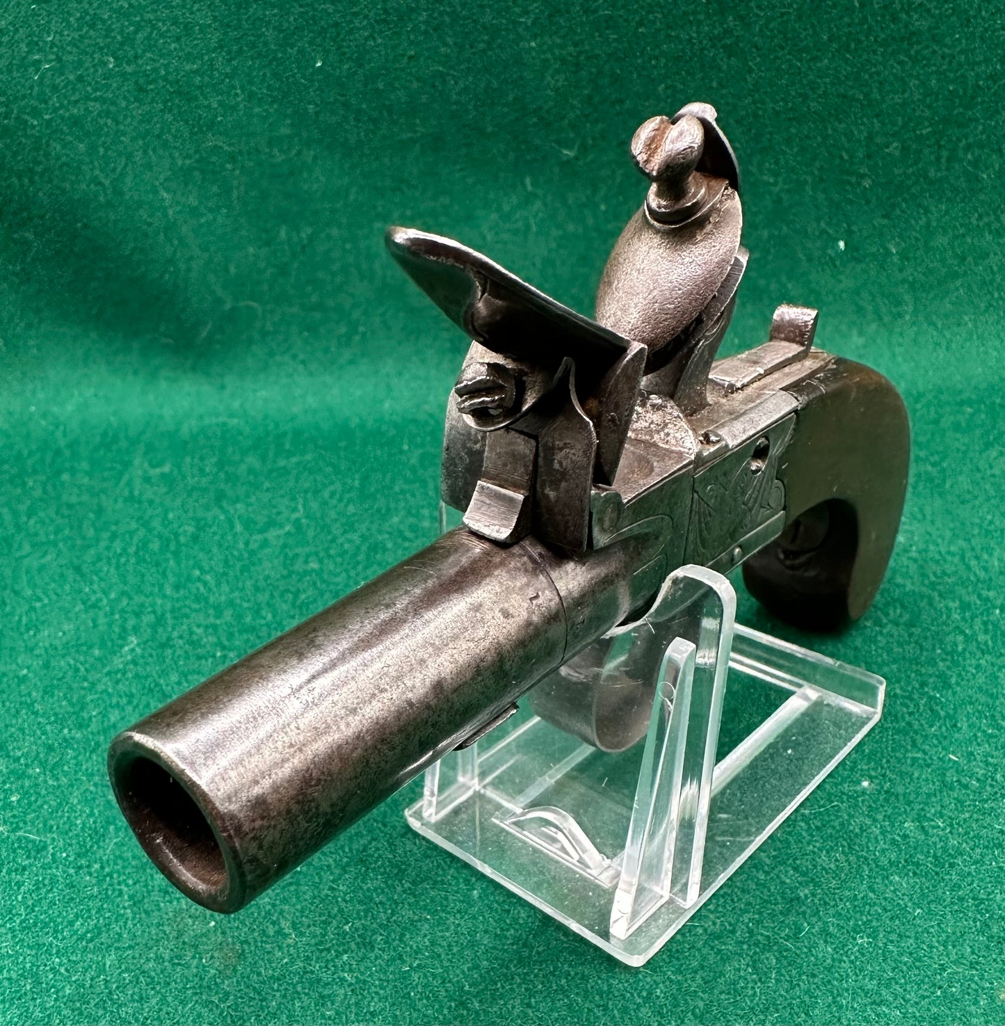 Flintlock Boxlock Pocket Pistol By Calvert Of Leeds