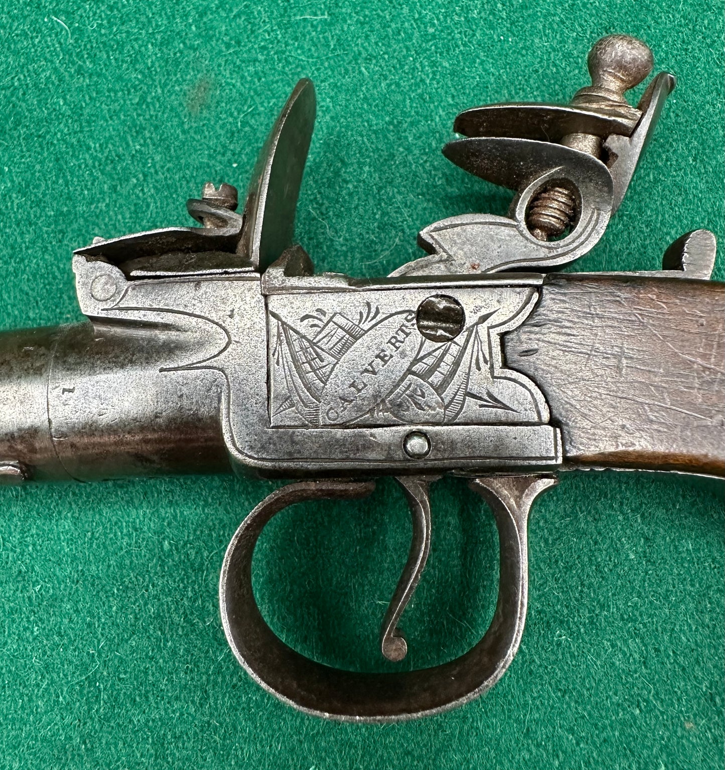 Flintlock Boxlock Pocket Pistol By Calvert Of Leeds
