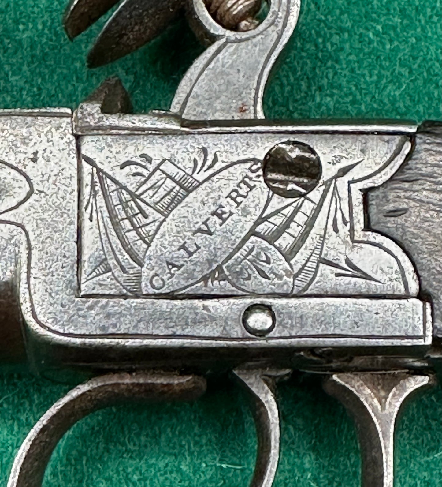 Flintlock Boxlock Pocket Pistol By Calvert Of Leeds