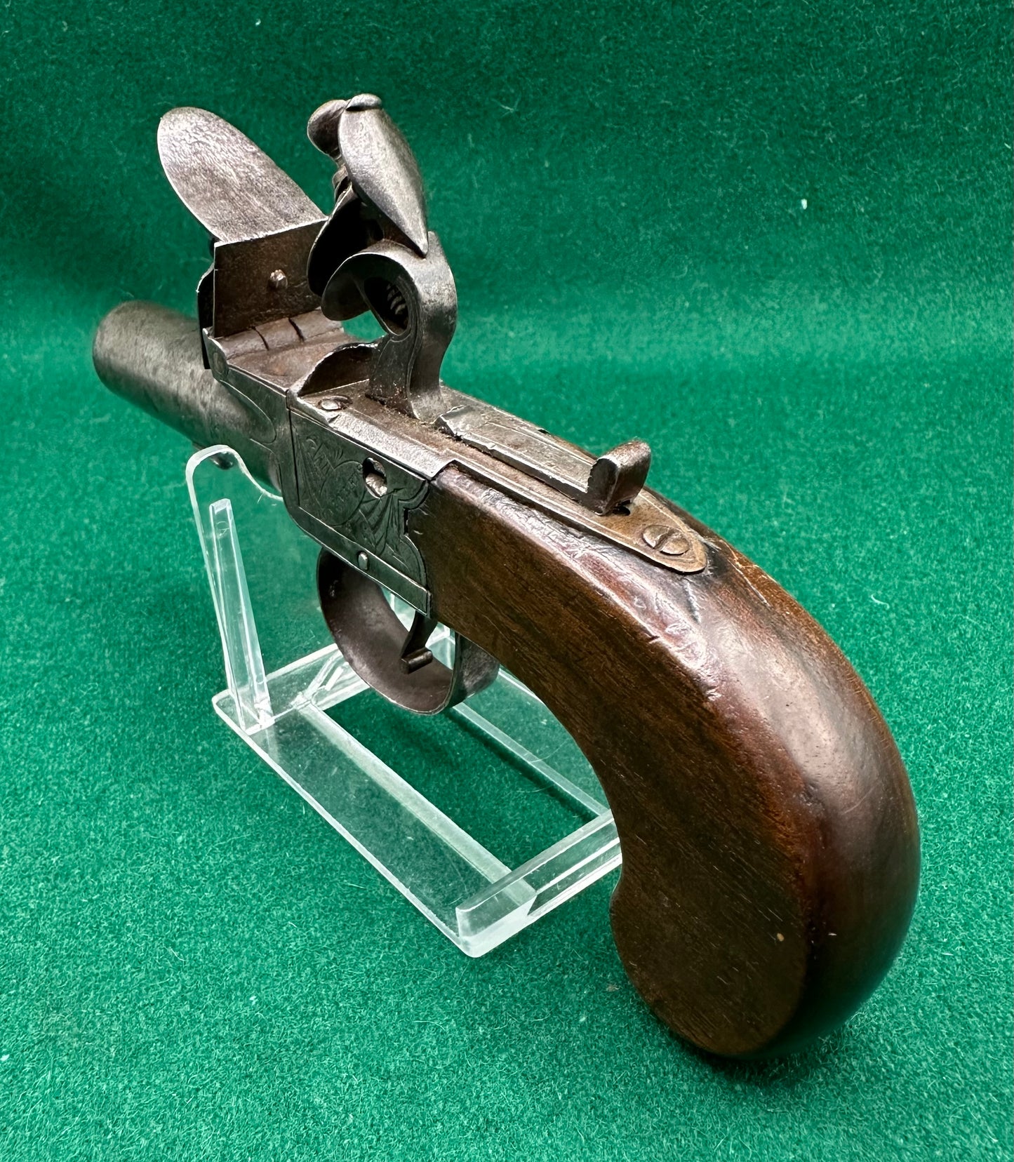Flintlock Boxlock Pocket Pistol By Calvert Of Leeds