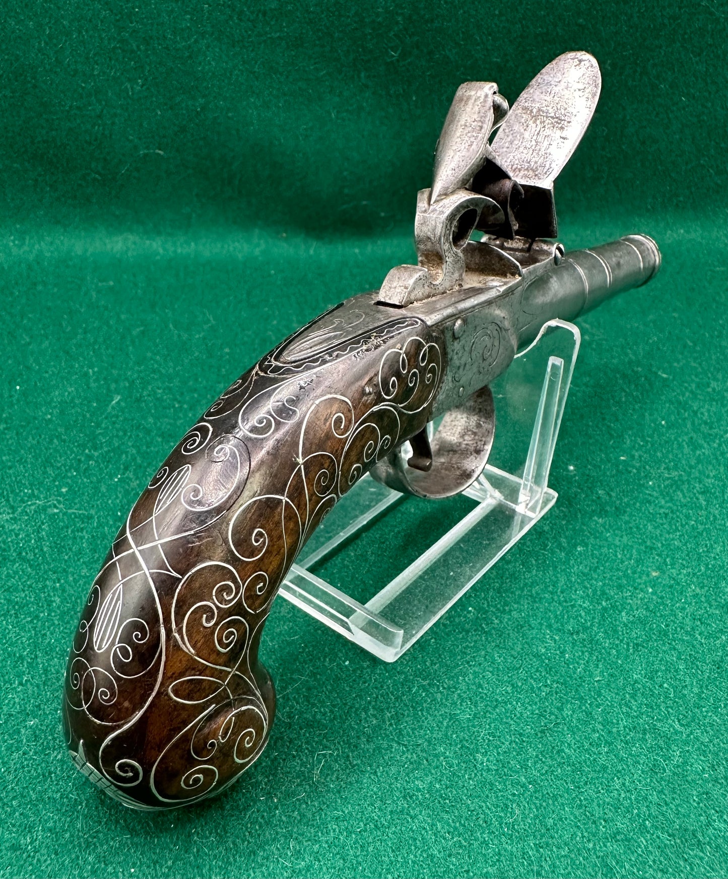 Queen Anne Type Pocket Pistol By Ketland & Co