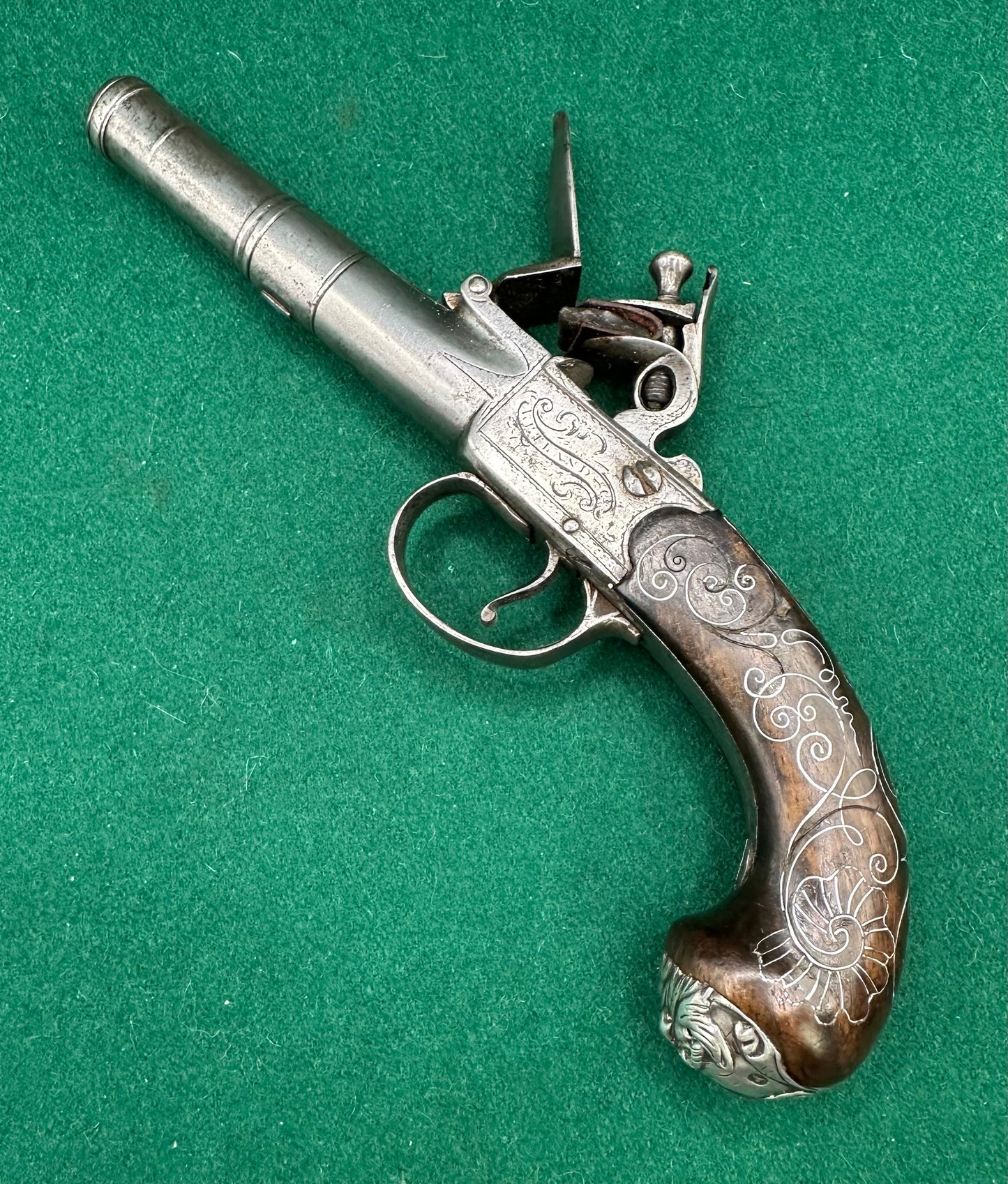Queen Anne Type Pocket Pistol By Ketland & Co