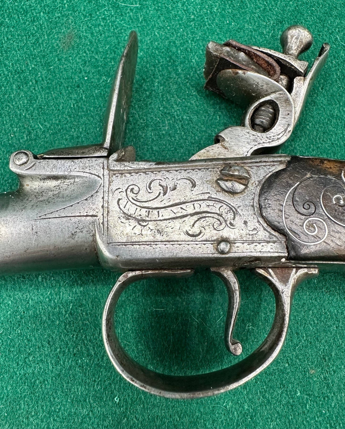 Queen Anne Type Pocket Pistol By Ketland & Co